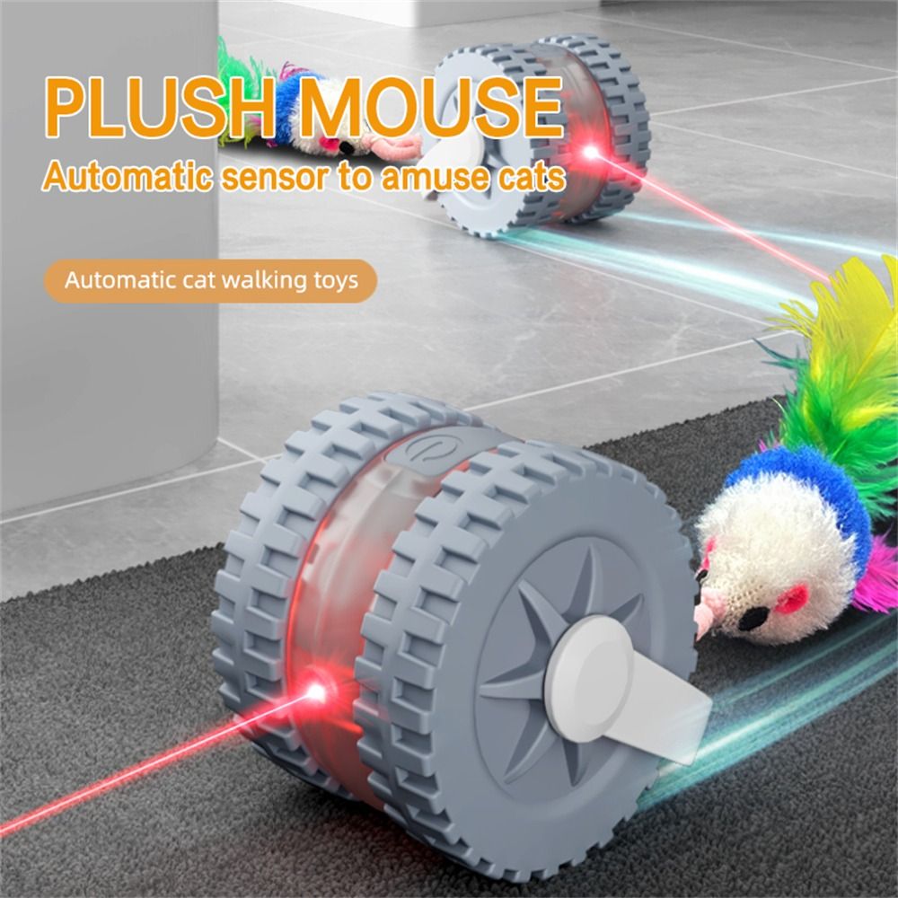 Tête de chat interactive à las - Automatic Moving Dog Ball avis et prix